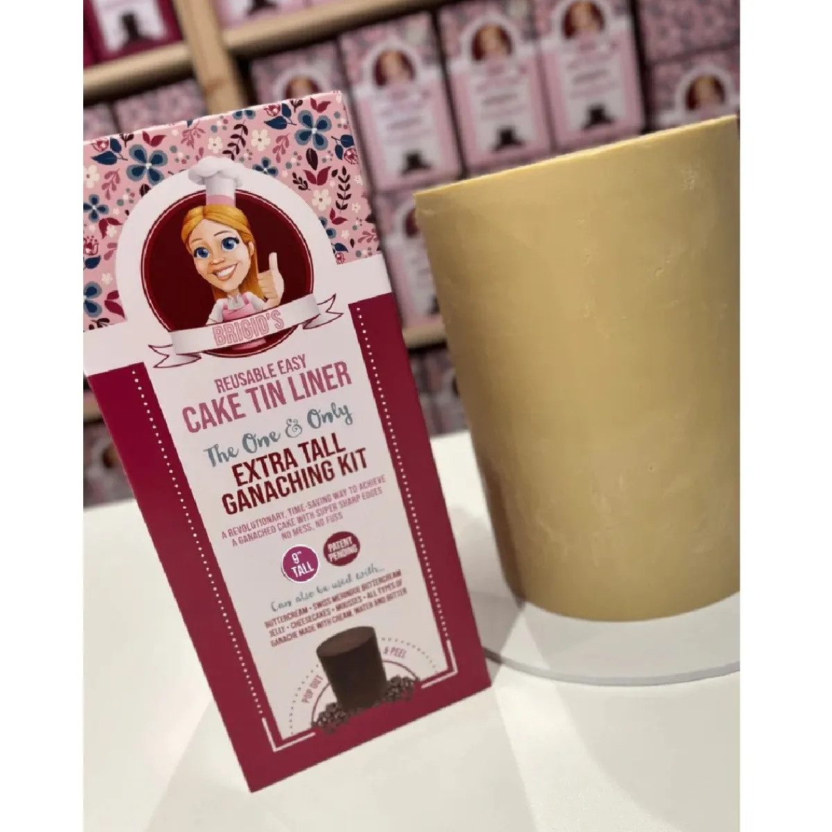 Hot Brigids Cake Room Taart Coating Kit Extra Hoog 23cm