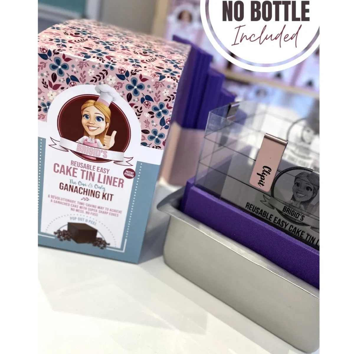 New Brigids Cake Room Taart Coating Kit Vierkant Set/3**