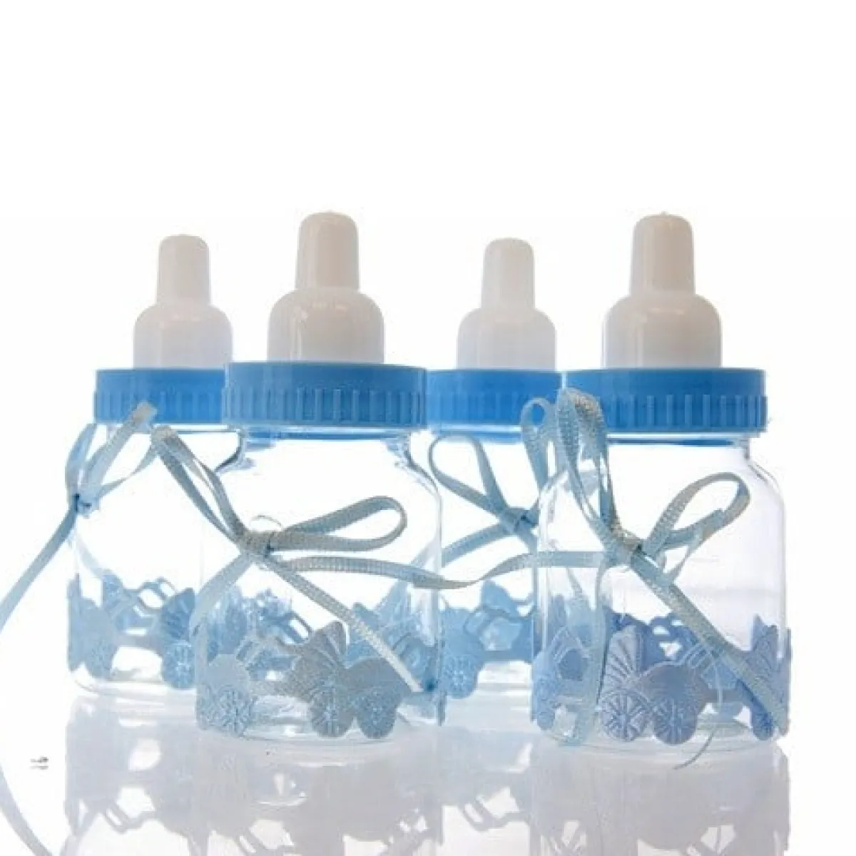 Overig Taartdecoratie Baby Zuigfles Blauw 9cm