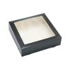 Best Overig Taartdoos met venster 19x19x5cm Zwart**