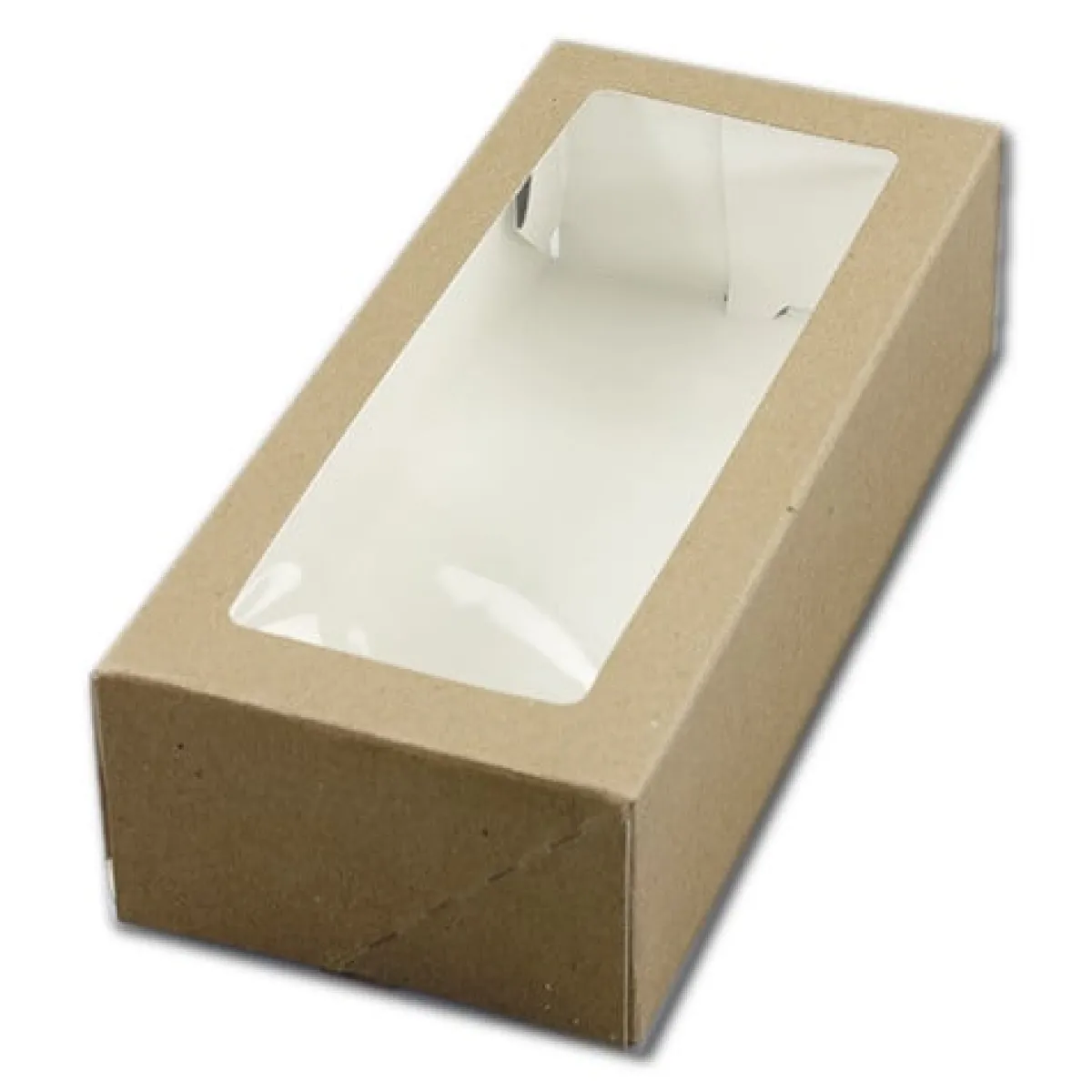 Best BrandNewCake Taartdoos met venster 26x12x7cm. Kraft 50st