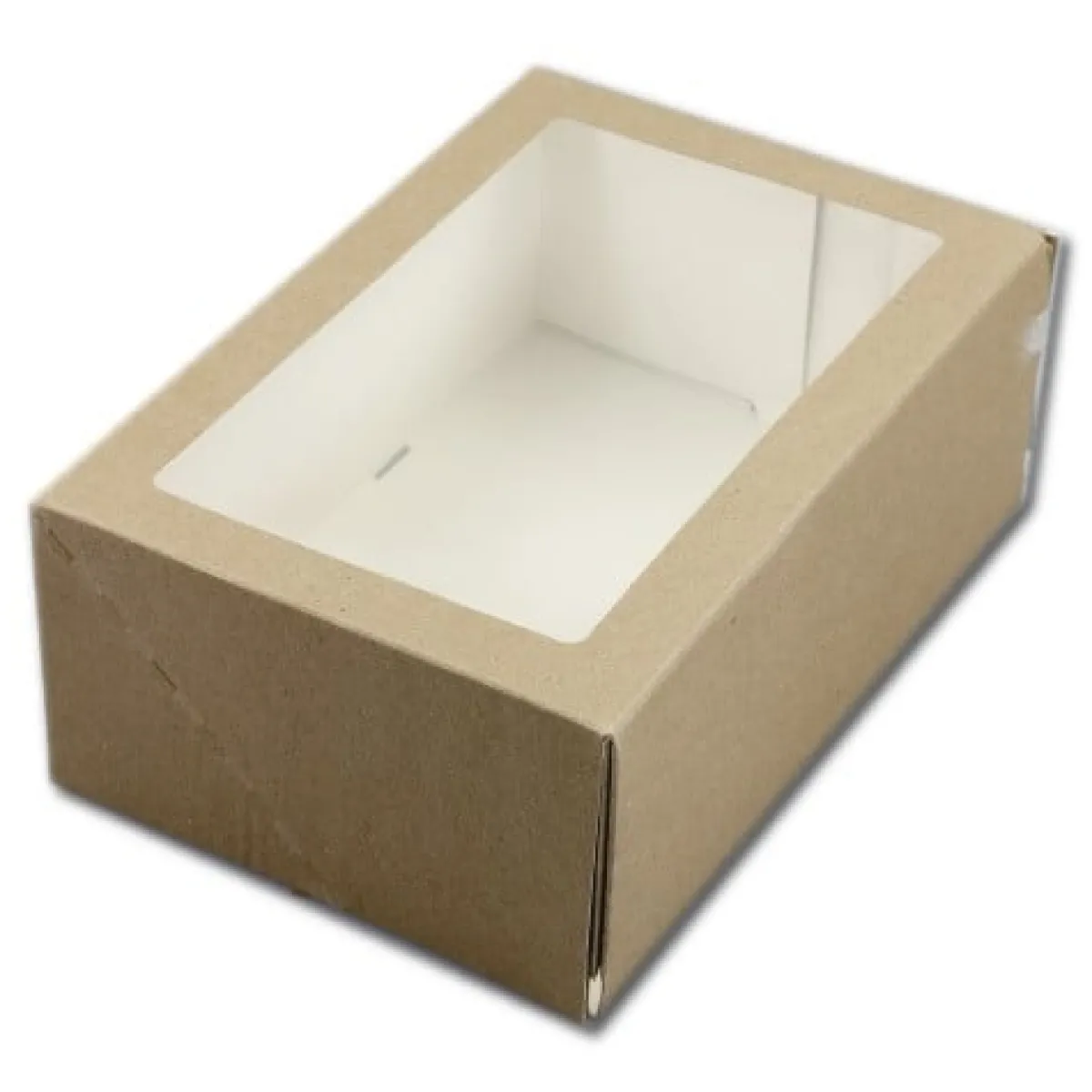 BrandNewCake Taartdoos met venster 24x16x9cm. Kraft 50st