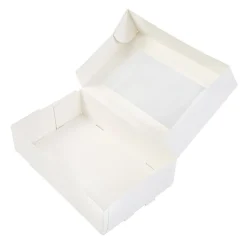 Online BrandNewCake Taartdoos met venster 19x12,5x5cm. Wit 50st