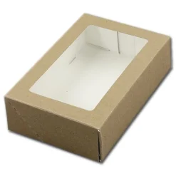 Online BrandNewCake Taartdoos met venster 19x12,5x5cm. Kraft 3st