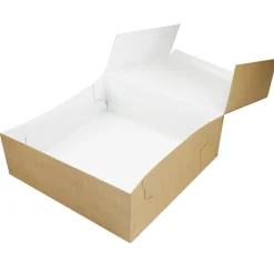 New BrandNewCake Taartdoos 30x30x10cm. Kraft 50st