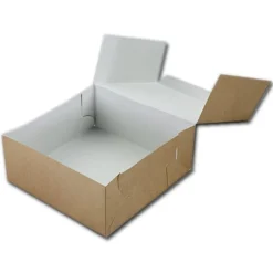 Clearance BrandNewCake Taartdoos 19x19x8cm. Kraft 50st