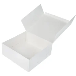 BrandNewCake Taartdoos 25x25x10cm. Wit 3st