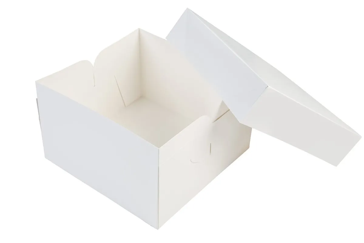 Best BrandNewCake Taartdoos 25x25x15cm. Wit 50st