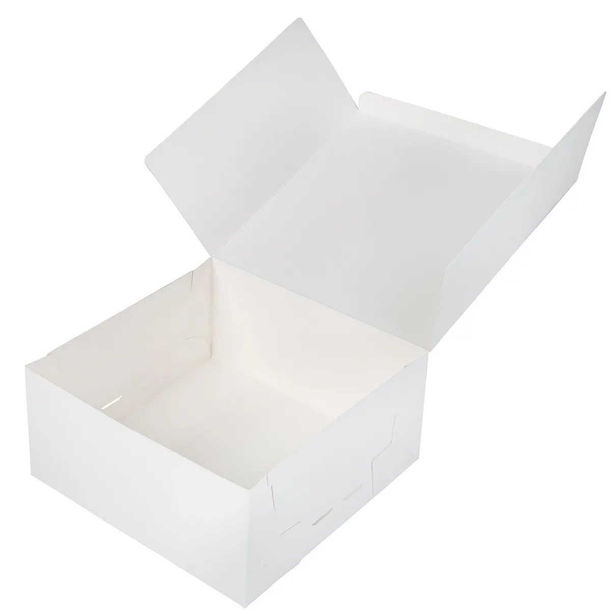 Outlet BrandNewCake Taartdoos 21x21x10cm. Wit 3st