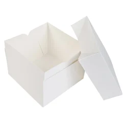 Hot BrandNewCake Taartdoos 20x20x15cm. Wit 3st