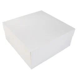 New BrandNewCake Taartdoos 35x35x15cm. Wit 3st