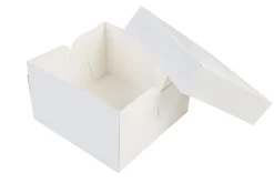 Clearance BrandNewCake Taartdoos 25x25x15cm. Wit 3st