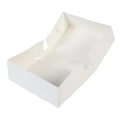 Hot BrandNewCake Taartdoos 21x14x8cm. Wit 50st