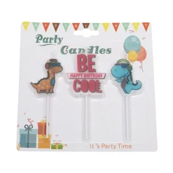 Outlet Overig Taartkaarsje Happy Birthday Dino's**