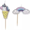 Online Overig Taartkaarsjes Unicorn & Regenboog**