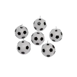 Overig Taartkaarsjes Voetbal 6st.