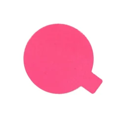 Online Overig Taartkarton Fuchsia/Zwart met lip Ø8 cm per stuk