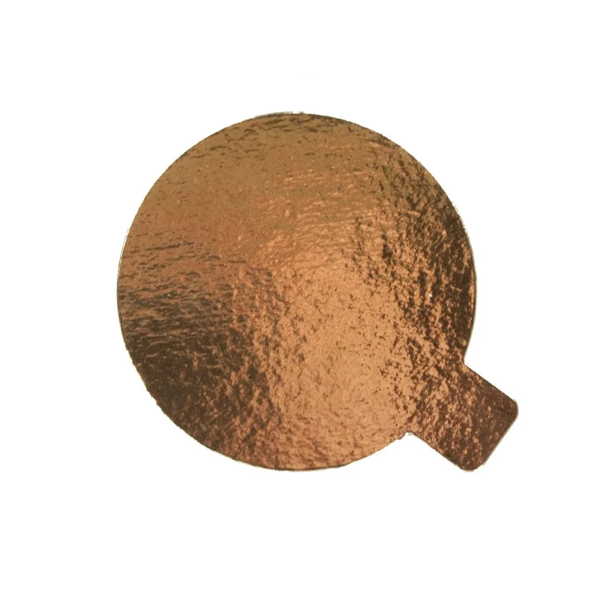 New Overig Taartkarton Goud/Zwart met lip Ø8 cm per stuk