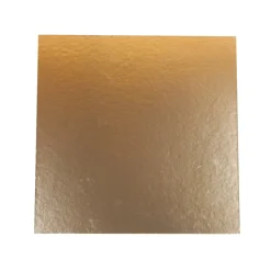 Sale Overig Taartkarton Vierkant Goud/Zwart 28x28cm per stuk