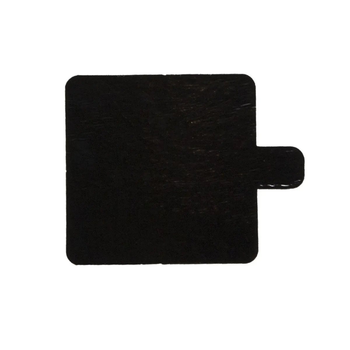 Overig Taartkarton Vierkant Goud/Zwart met lip 8x8cm per stuk