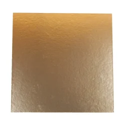 Clearance Overig Taartkarton Vierkant Goud/Zwart 32x32cm per stuk