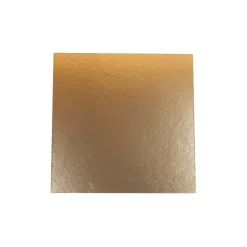 Hot Overig Taartkarton Vierkant Goud/Zwart 16x16cm per stuk