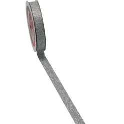 Best Overig Taartlint Glitter Zilver 15mm x 20m**
