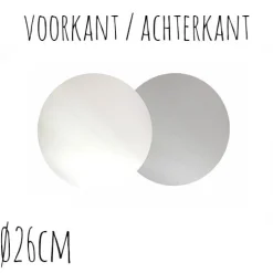 New BrandNewCake Taartonderzetter Wit / Zilver Ø26cm 10st.