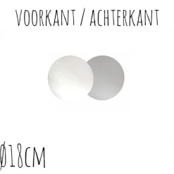 New BrandNewCake Taartonderzetter Wit / Zilver Ø18cm 100st.