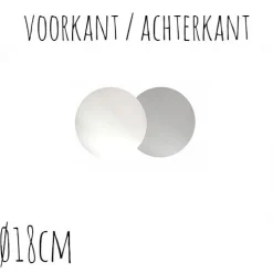 Discount BrandNewCake Taartonderzetter Wit / Zilver Ø18cm 10st.
