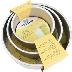 New PME Taartpan Rond 7,5cm(h) Set/3