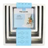 Outlet PME Taartpan Vierkant 7,5cm(h) Set/3