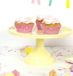 Best Overig Taartplateau Geel Melamine Ø23,5x12cm