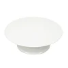 Clearance Overig Taartplateau Melamine Draaibaar Wit Ø32x10cm