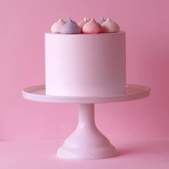 Clearance Overig Taartplateau Roze Melamine Ø23,5x12cm