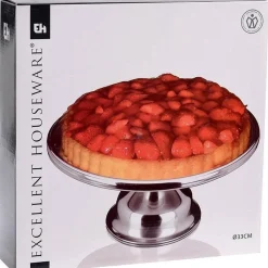 Best Overig Taartplateau RVS Ø33x14cm