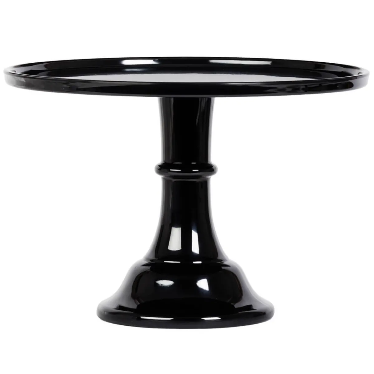 Best Overig Taartplateau Zwart Melamine Ø30x20cm