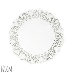 Outlet Overig Taartrand Ø20cm Wit 250 stuks