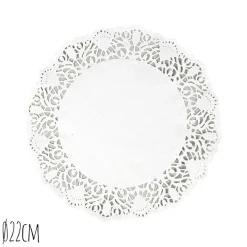 Online Overig Taartrand Ø22cm Wit 250 stuks