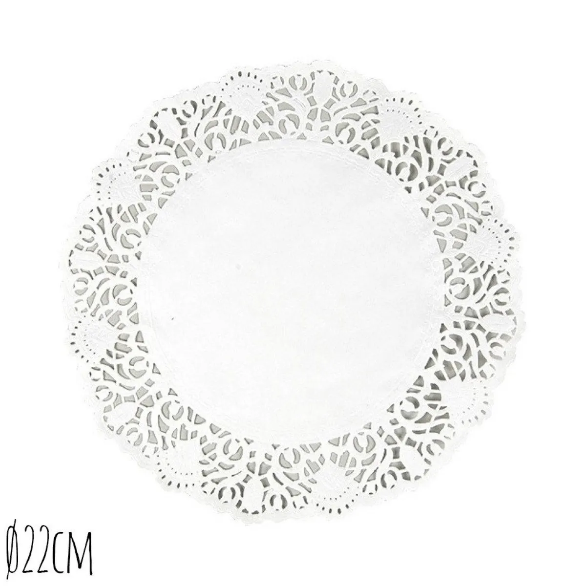 Online Overig Taartrand Ø22cm Wit 250 stuks