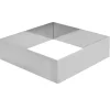 Hot Overig Taartring RVS Vierkant 24x24x5cm