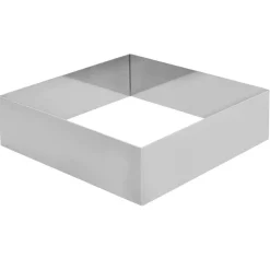 Clearance Overig Taartring RVS Vierkant 22x22x5cm
