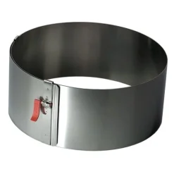 New Overig Taartring Verstelbaar met Klem Ø18-30cm x 10cm