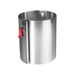 Outlet Overig Taartring Verstelbaar met Klem Ø10-18cm x 15cm