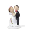 Sale Overig Taarttopper Bruidspaar Komisch Polystone 9cm