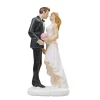 Overig Taarttopper Bruidspaar Kussend Polystone 12cm