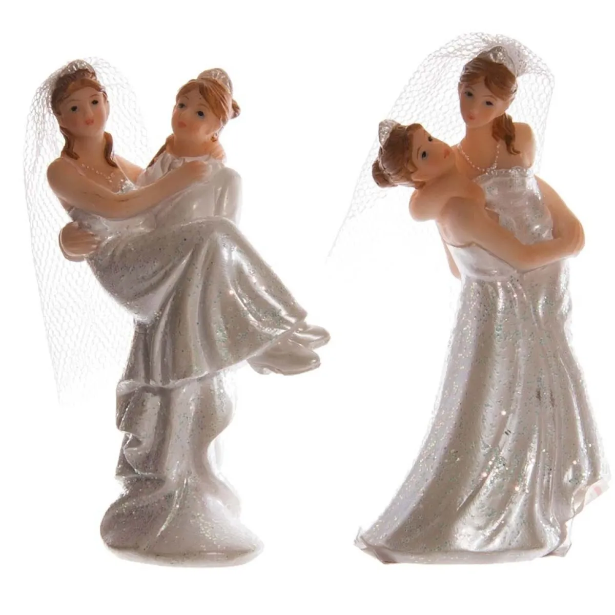 Online Taarttopper Bruidspaar Vrouwen Polystone 9,5cm