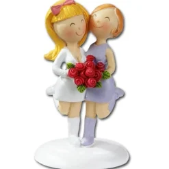 Clearance Taarttopper Bruidspaar Vrouwen Komisch Polystone 9cm