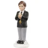 Hot Overig Taarttopper Communie Jongen met Kruis Polystone 8,5cm