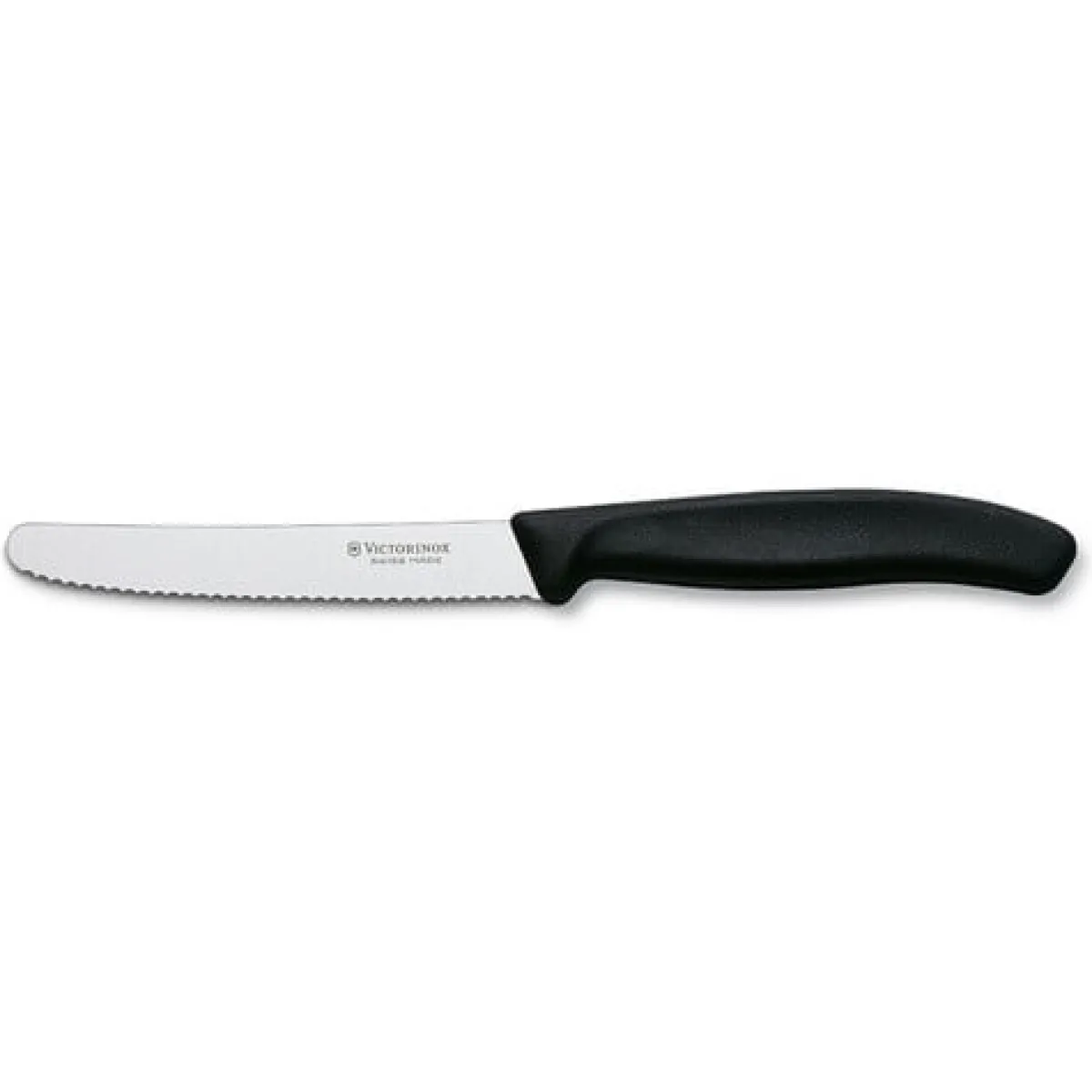 Victorinox Tafelmesje gekarteld Zwart 10cm